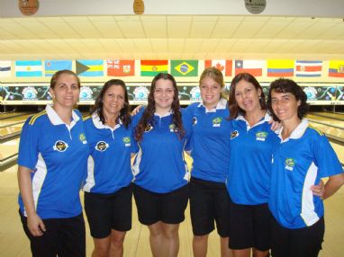 Roseli, Titila, Roberta, Stephanie, Léa, Jacque