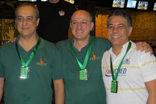 All Events 2.ª divisão: Enio Cursino (2.º), Bob Lanna (1.º) e Márcio Bandeira (3.º)