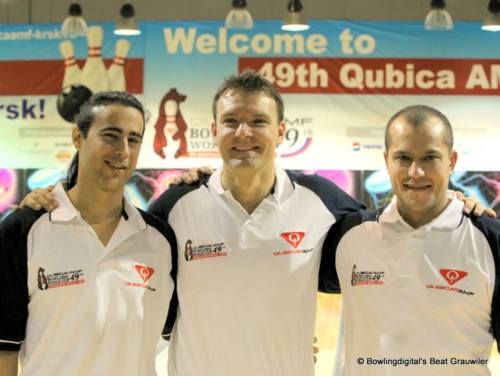 (e-d) Or Aviram, Guy Caminsky e Alexei Parshukov