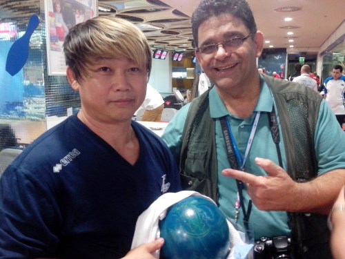 Marc, sua blue house ball e eu